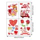 thumbnail image 3 of Yunuuuoa Valentine's Day Sticker Decals for Window Wall Decor, Romantic Heart Rose Gift Surprise, Reusable PVC Art for Home Bedroom Living Room Party, Festive Gathering Love Theme, 3 of 6