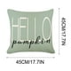 thumbnail image 3 of Hmsavn - Edredón de almohadas con estampado de calabaza de Acción de Gracias, funda de cojín con borde para sofá, estudio, dormitorio, lino, 3 of 8