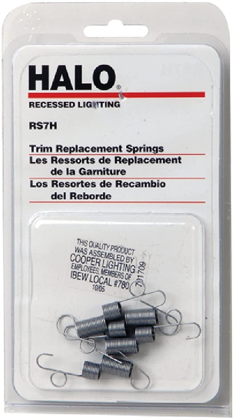 Halo Recessed Lighting RS7H H7 Recessed Housing Replacement Springs 4 pack