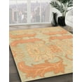 thumbnail image 3 of Ahgly Company Machine Washable Indoor Rectangle Abstract Orange Area Rugs, 2' x 3', 3 of 7