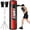 Red, variant on YORWHIN Hanging Punching Bag for Adults, 4FT PU Heavy Boxing Bags with Chain Ceiling Hook, Boxing Training Equipment for Training Muay Thai Karate Kickboxing Taekwondo Home Gym,Unfilled