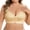 Beige, variant on MVRLSH Sports Jelly Bras for Women Front Closure Wireless Camisole Plus Size Comfort Underwear Strapless Bra