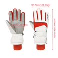 thumbnail image 3 of KHONTS Winter Skiing Snow Gloves for Men Women Youth Touchscreen Cold Weather Hand Warming Gloves Work Gloves Black L, 3 of 5