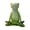 D, variant on Decorative Frog Figurine, Resin Garden Ornament, Booknook Statue, Car Dashboard Decor with Mushroom Accent