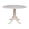 thumbnail image 5 of International Concepts 42" Round Solid Wood Table with Two Chairs -Unfinished, 5 of 8