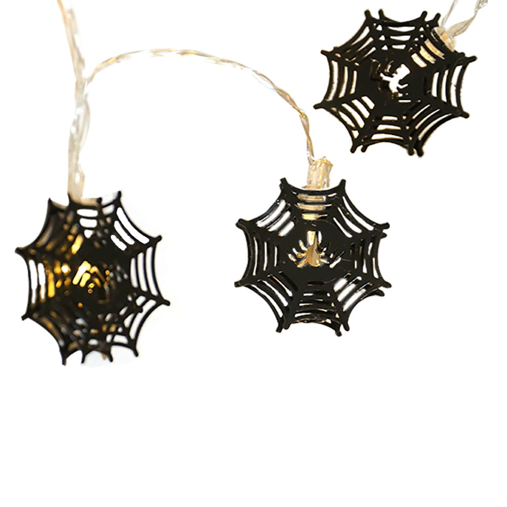 Lemonbest Halloween Spider Web Shape String Lights 300CM Atmosphere ...