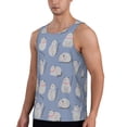 thumbnail image 2 of Gaeub Cute Fat Cat Men's Athletic Tank Top, Workout Sleeveless Shirts, Running Tank Tops for Gym, Running, Training - XX-Large, 2 of 9