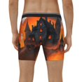 thumbnail image 2 of Men's Boxer Briefs, Halloween Carved Pumpkin Soft and Breathable Mens Underwear Boxer Briefs With Widen Waist, 2 of 5