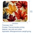thumbnail image 5 of Leaves Square Gaming Mousepad Desk Mat Non-Slip Rubber Bottom Printed 8.3x9.8 Inch Suitable for Office and Gaming, 5 of 6