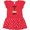 Red with Polka Dot, variant on Inktastic Corgi Life is Rough Gift Baby Girl Dress