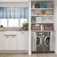 thumbnail image 5 of LALILO Kitchen Curtain Valance Winter Frozen Lake Rod Pocket Window Curtain 52"x 18" Set of 2, 5 of 7