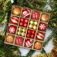 thumbnail image 4 of Naierhg 42/44Pcs Vibrant Christmas Tree Ball Set Multicolor Ornaments Plastic Balls for Festive Home Decor White, 4 of 8