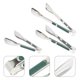 thumbnail image 3 of Pinzas de cocina de acero inoxidable, 3 uds., pinzas de cocina para barbacoa, pinzas de cocina, pinzas para asar carne HOMEMAXS 14483006-MX, 3 of 6