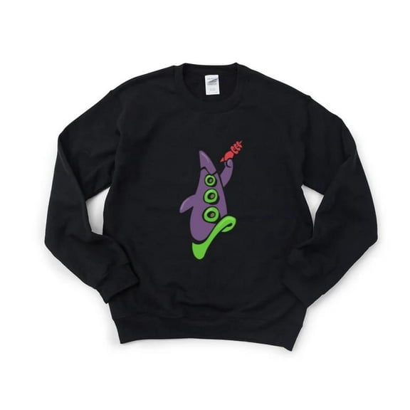 Day Tentacle Stylized Illustration LucasArts Maniac Mansion Funny Cute Sweatshirt, for men & women, up to size 5XL