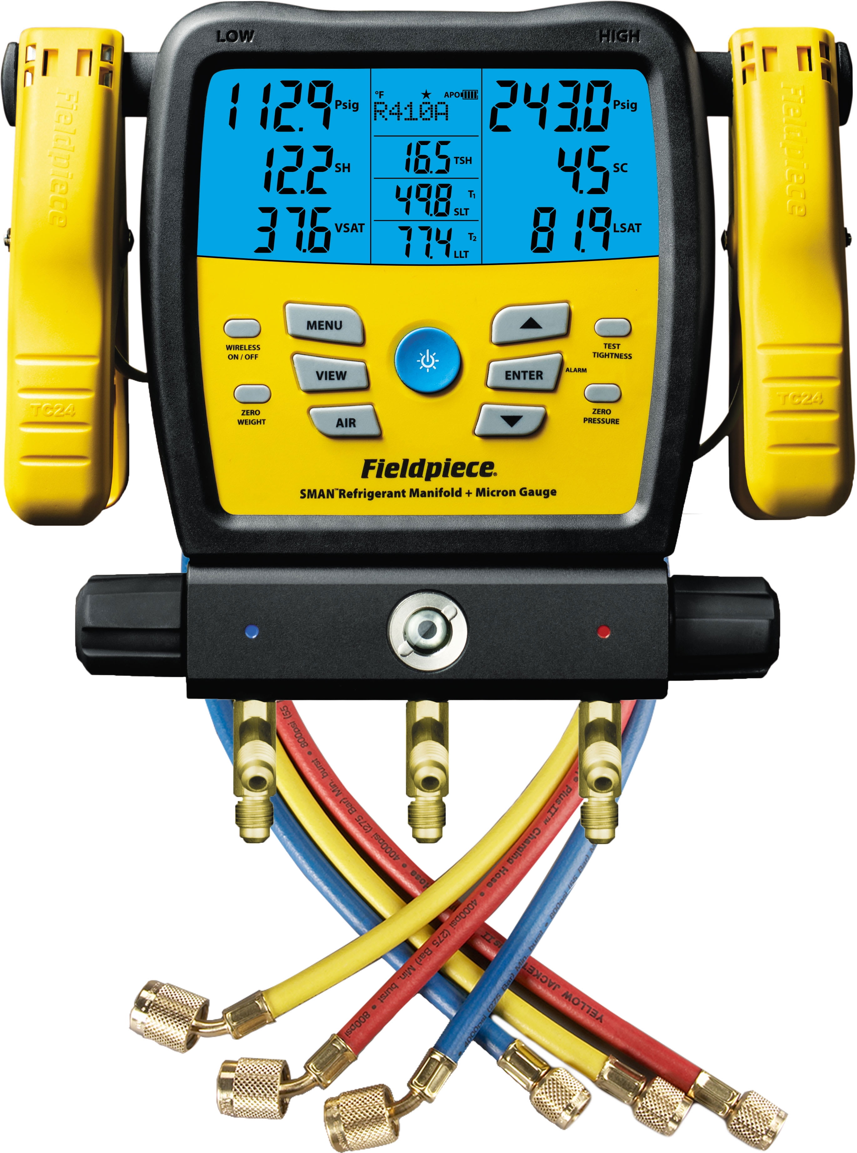 Fieldpiece SM380V Three Port, Wireless SMAN Manifold with Micron