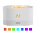 thumbnail image 1 of Simulated Flame Mist Humidifier with 7-Color Night Light Aromatherapy Essential Oil Diffuser Quiet Cool USB Humidifier Suitable for Home Office Bedroom Baby Room Automatic Shutoff, 1 of 7