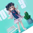 thumbnail image 2 of Muñeca 11.8in Fashion Muñeca Lovely Postable Toy Children Regalo de Cumpeados para para Niñas de 3 Años en Adelante, 2 of 5