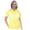 Lemon Drop/White, variant on Monterey Club Women's Ombre Print Polo Shirt #2537