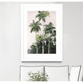 thumbnail image 2 of Giant Art 24x36 Palms Under A Pink Sky Matted and Framed in Multi-Color, 2 of 3