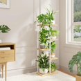 thumbnail image 3 of Petit Support pour Plantes Intérieur Étagère en Métal pour Plantes Support pour Plantes en Pot pour Plusieurs Plantes Table d'Angle pour Plantes pour Patio Jardin Balcon Salon, 3 of 6
