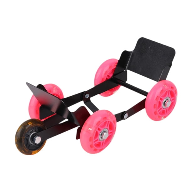 genérico, motocicleta, rueda, carrito, carrito para neumáticos, garaje, vehículos para exteriores, portátil, emergencia, plegable, patín de Negro