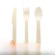 thumbnail image 1 of Cuchillo y tenedor desechables, cuchara, postre, tenedor de fruta, helado, leche, tenedor para pastel, juego de té para llevar de madera, cuchillo y tenedor, cuchara, 1 of 2