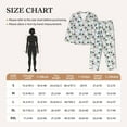 thumbnail image 4 of Vsdgher Colorful Hat Snowman Pajamas Set Long Sleeve Sleepwear Womens Button Down Nightwear Pj Sets-Large, 4 of 7