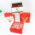 thumbnail image 5 of 4/8 piezas Cajas de regalo de Navidad Embalaje de papel Galletas Snack Cajas de dulces 2025 Recuerdos de fiesta de Año Nuevo Regalo para niños Navidad Noel Navidad, 5 of 5