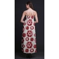 thumbnail image 5 of Bimba Robe Longue Chic Imprimée Teinture sur Nœuds pour Femmes, Style Bohème, Maxi d'Été, Tenue de Plage - Xxx-Grand, 5 of 5