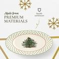 thumbnail image 4 of Spode Christmas Tree Polka Dot Dessert Plate (Set of 4) - Festive 8-Inch Stoneware Plates for Holiday Entertaining, Appetizers, Snacks - Microwave, Dishwasher, Freezer Safe Party Appetizer Dishes, 4 of 7