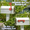thumbnail image 6 of Professional Mailbox Flag Box Replacement Flag Kit, Metal Mailbox Flag Replacement, Double-Sided Adhesive Install, Durable Weather-Resistant, Decorative Upgrade, By Kingtowag, 6 of 7