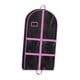 thumbnail image 5 of Bolsa de ropa de baile, transparente, protectora, para viajes, con bolsillos con cremallera. Rosa Negro, 5 of 9