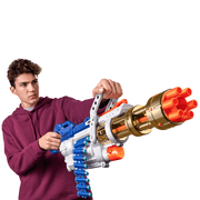 XSHOT Excel Golden Omega (98Darts) Blaster من ZURU، للأعمار من 8+ عامًا