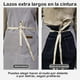 thumbnail image 5 of Delantales de Cocina, Mandiles de Cocina Mujer, Mandiles de Cocina Hombre, 2 Delantal de Cocina Impermeables, Delantal de Chef con Correa Ajustable para El Cuello para Hombre, 5 of 5