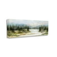 thumbnail image 3 of Stupell Industries Vast Country Landscape Rural Mountains Painting Gallery Wrapped Canvas Print Wall Art, Design by Nina Blue, 3 of 7