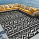 thumbnail image 1 of Alfombra exterior PASAMIC 274x549 cm impermeable reversible gris, 1 of 7
