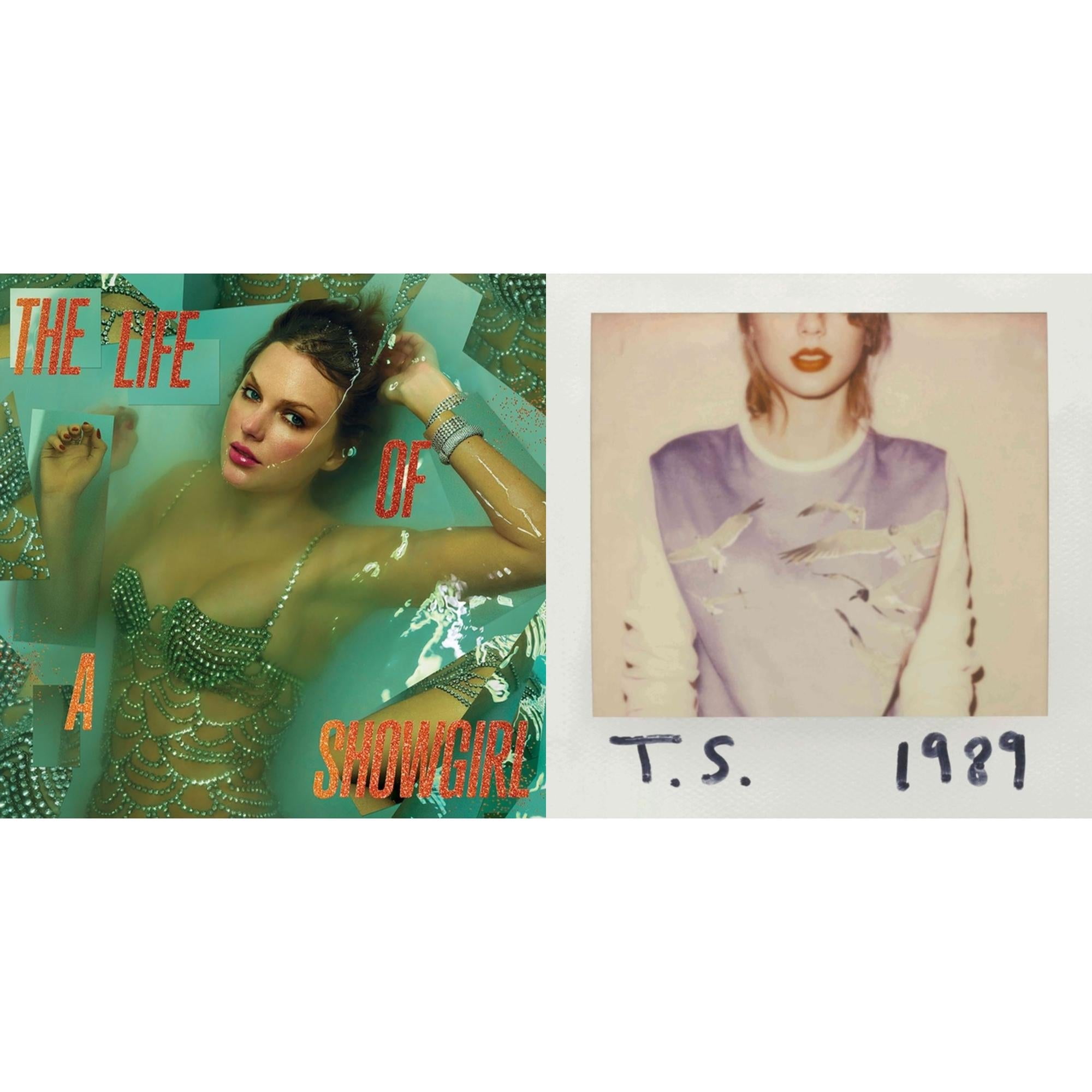 Taylor Swift The Life of a Showgirl CD Hand Signed Photo 12 Tracks