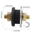 thumbnail image 3 of Danhjin Automotive Battery Terminals Car Yacht Charging Pile Screw Terminal 38 Battery Charging Terminal High Current Battery Charging Column Available In Red And Colors, 3 of 6