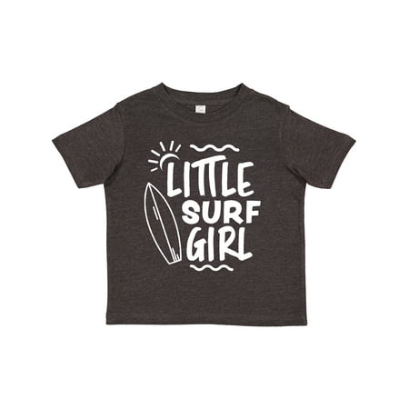 

Inktastic Little Surf Girl with Surfboard Gift Toddler Toddler Girl T-Shirt