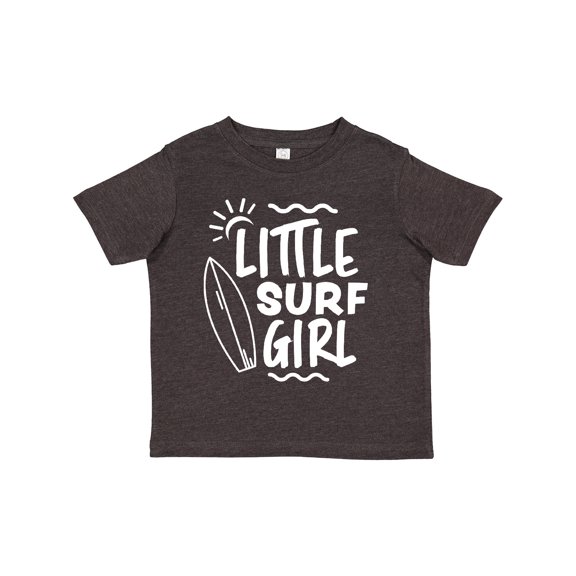 Inktastic Little Surf Girl with Surfboard Girls Toddler T-Shirt