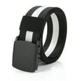 thumbnail image 2 of Mens Long Canvas Nylon Waist Web Belt Metal Free Security Check, 2 of 3