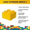 thumbnail image 4 of Cajón de almacenamiento LEGO Room Copenhagen Brick 4 amarillo brillante, 4 of 5