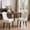 Beige, variant on CQSXDA Tufted Dining Chair Set in Linen Upholstery with Solid Wood Legs for Your Dining Room or Living Space,Beige