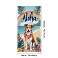 thumbnail image 3 of Floral Design Aloha Banner Hawaiian Theme Pet Party Beach Decoration for Summer Party Outdoor Event Luau Celebration, 3 of 8