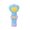 Blue, variant on 5Ml In Stylish Heart Wand Design Portable Refillable Perfumes Atomizer