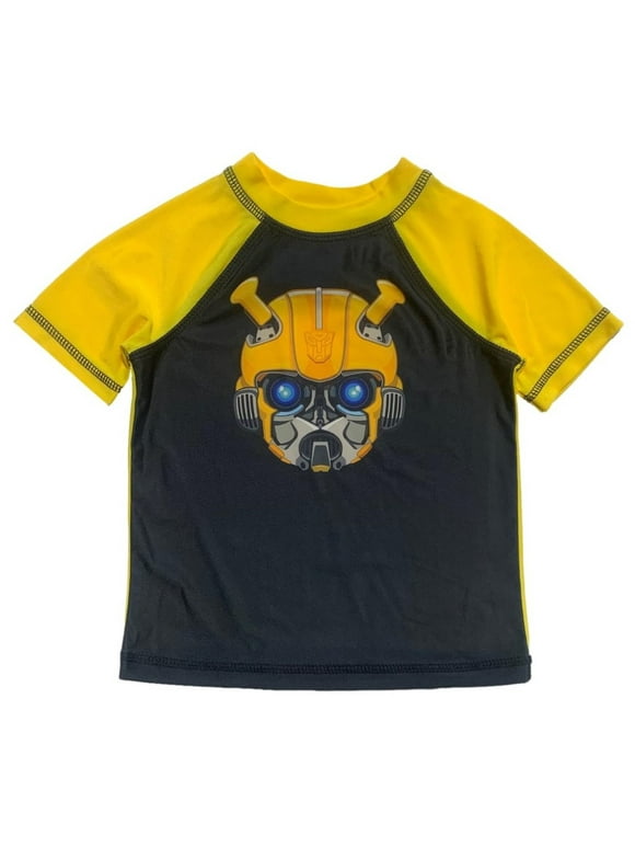 Transformers Toddler Boys' Bumblebee Rash Guard, Size 2T