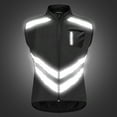 thumbnail image 4 of Men Cycling Vest Foldable Quick Dry Breathable Reflective Sports Safety Bike Vest for Riding Running Jogging Hiking, 4 of 10
