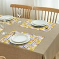 thumbnail image 4 of Summer Lemon Leaf Fruit Placemats for Dining Table Durable Placemats for Restaurant Valentines Gift Party Christmas Rustic Vintage Dinner Mats, 4 of 7