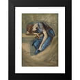 thumbnail image 2 of Sir Edward Coley Burne-Jones 17x24 Black Modern Framed Museum Art Print Titled - The Briar Rose Series - Study for ‘The Garden Court’ (1889), 2 of 5