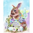thumbnail image 2 of Sheena Pike Art 15x18 Black Ornate Wood Framed with Double Matting Museum Art Print Titled - Easter Bunny Egg Hunt, 2 of 4